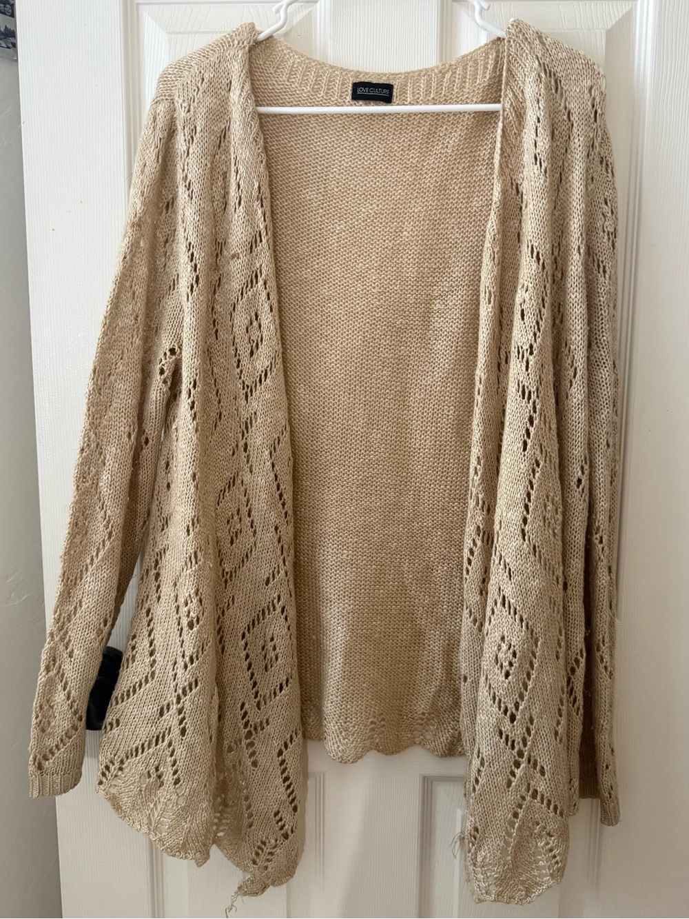 Love Culture Tan Cardigan